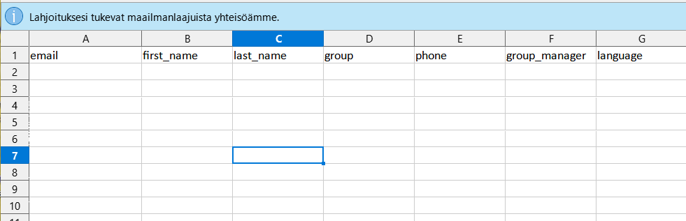 mallitiedosto kentät