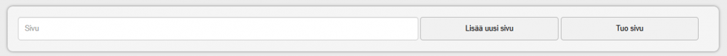 Sivun lisays