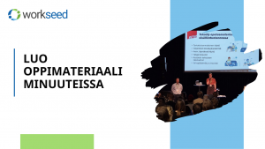 oppimateriaali minuuteissa -esitys.