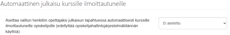 automaattijulkaisu opettaja