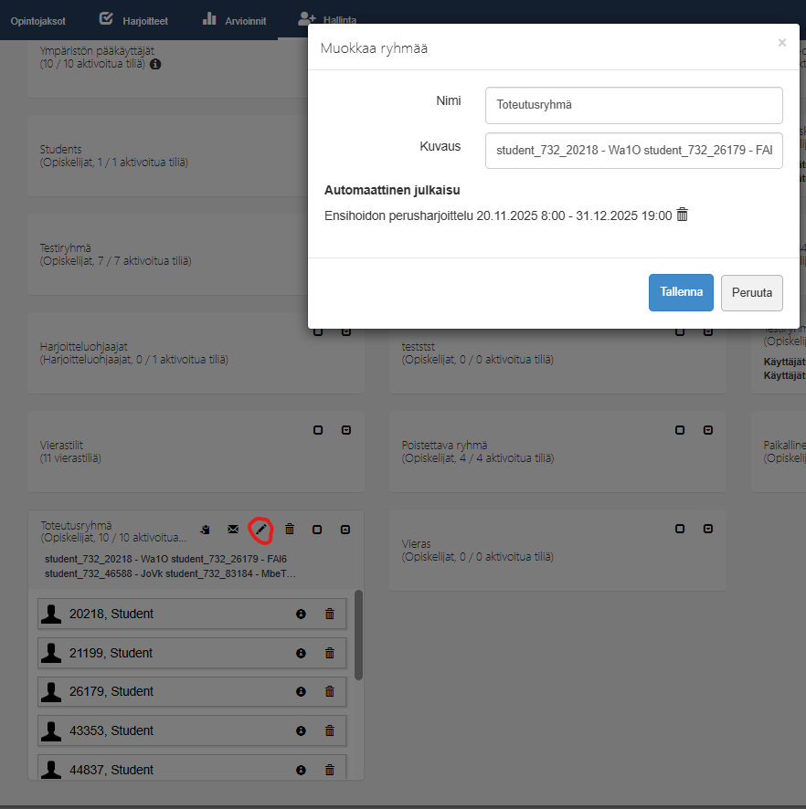 Aut.julk . uudet ryhman jasenet