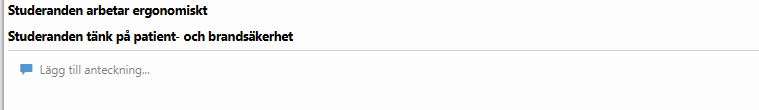 Gör en anteckning