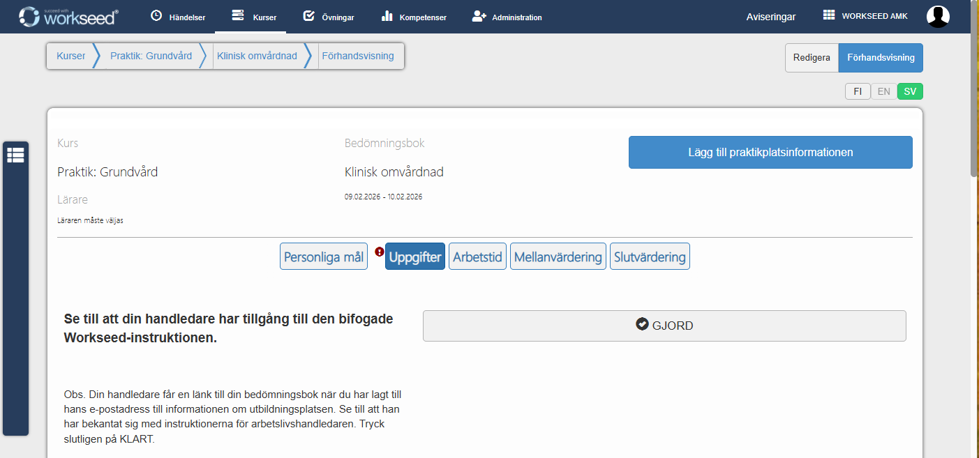 Bedömningsbokens struktur