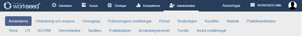 Miljöns inställningar