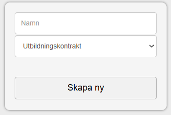 Skapa en ny övning