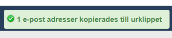 eposten är kopierad