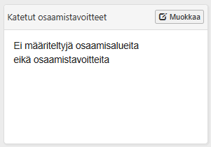 Ei osaamistavoitteita