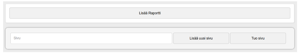 Kuvankaappaus, jossa on painike Lisää raportti.